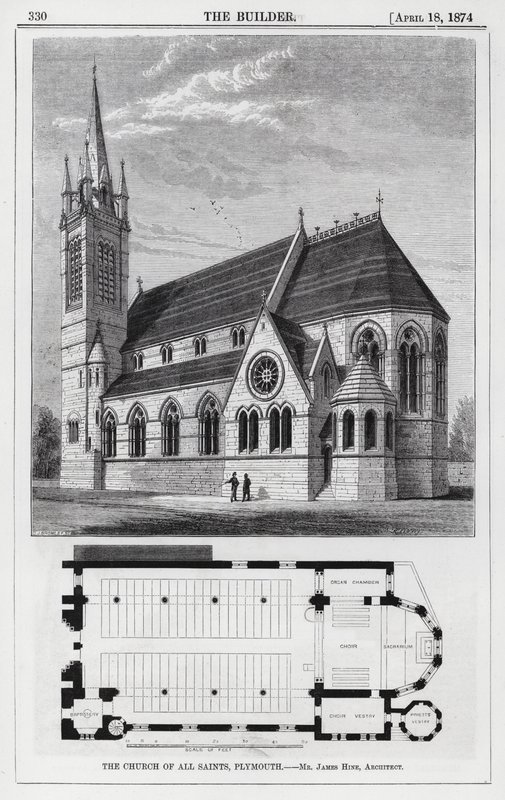 Die Kirche Allerheiligen, Plymouth von English School