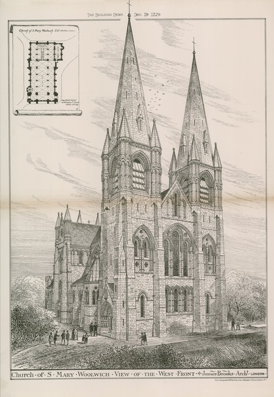 Die Kirche St. Mary in Woolwich von English School