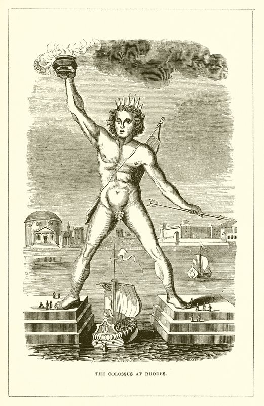 Der Koloss von Rhodos von English School