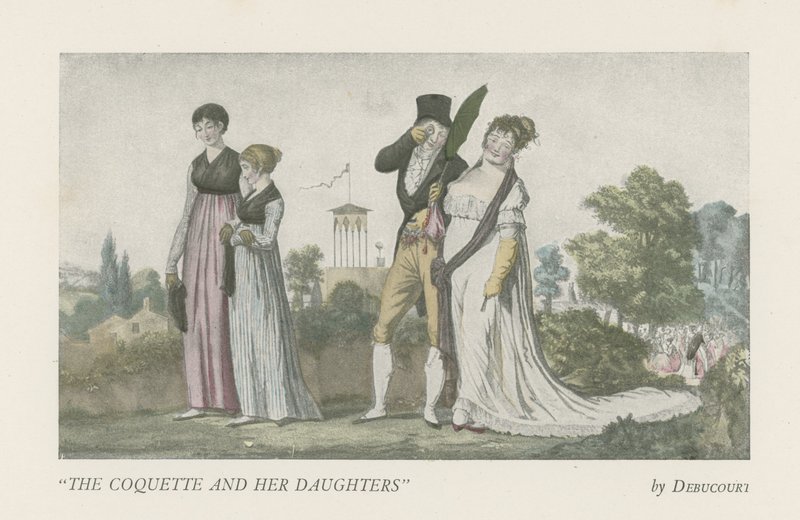 Die Kokette und ihre Töchter von English School