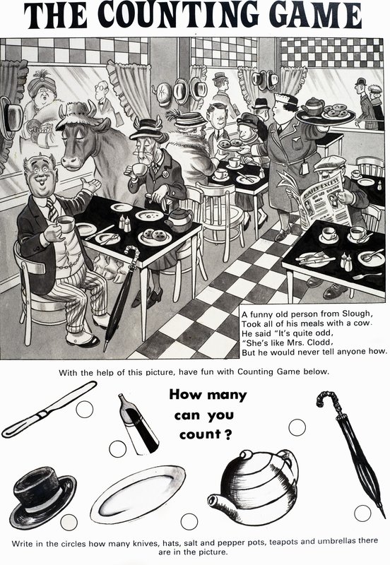 Das Zählspiel von English School