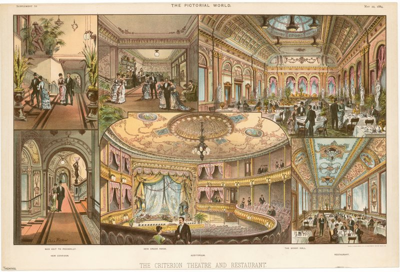 Das Criterion Theatre und Restaurant von English School