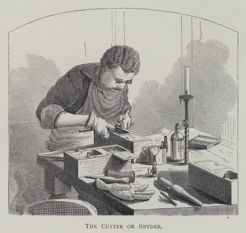 Der Cutter oder Snyder (Gravur) von English School