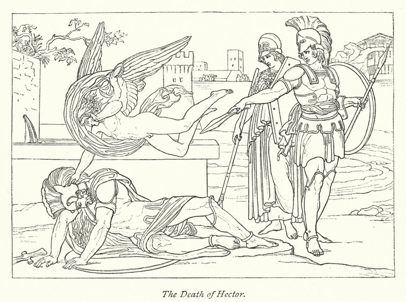 Der Tod des Hektor von English School