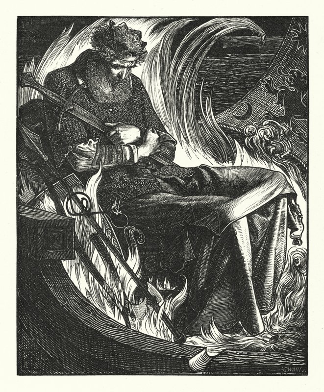 Der Tod von König Warwolf von English School