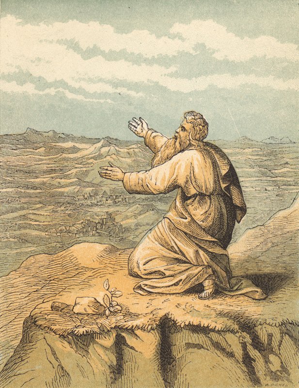 Der Tod des Moses von English School