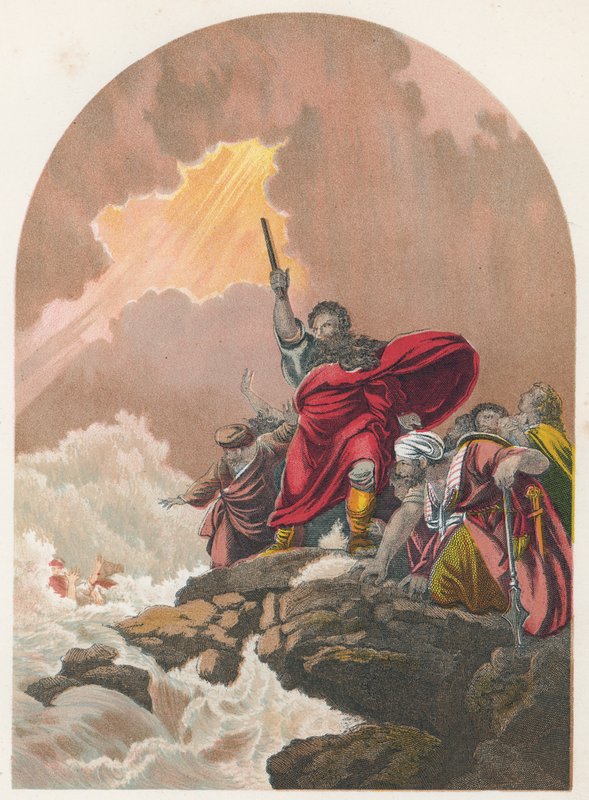 Die Zerstörung von Pharaos Heer von English School