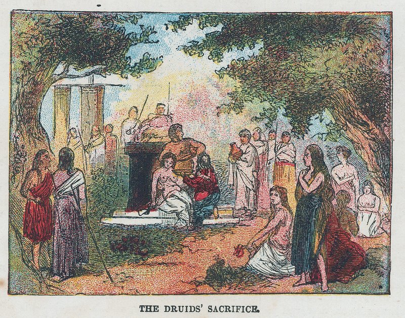 Das Opfer des Druiden von English School