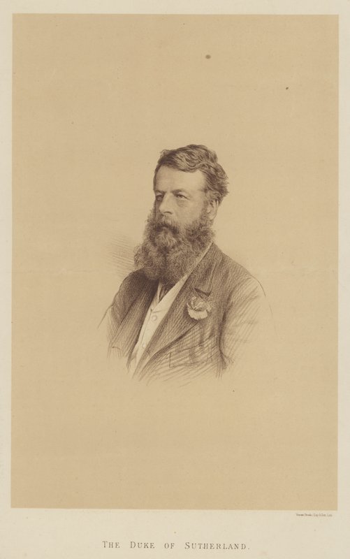 Der Herzog von Sutherland (Lithographie) von English School
