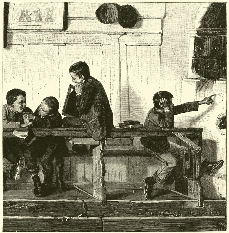 Die Bank der Dummköpfe von English School