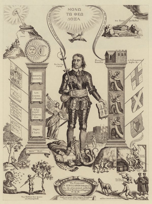 Das Emblem der englischen Zerwürfnisse von English School