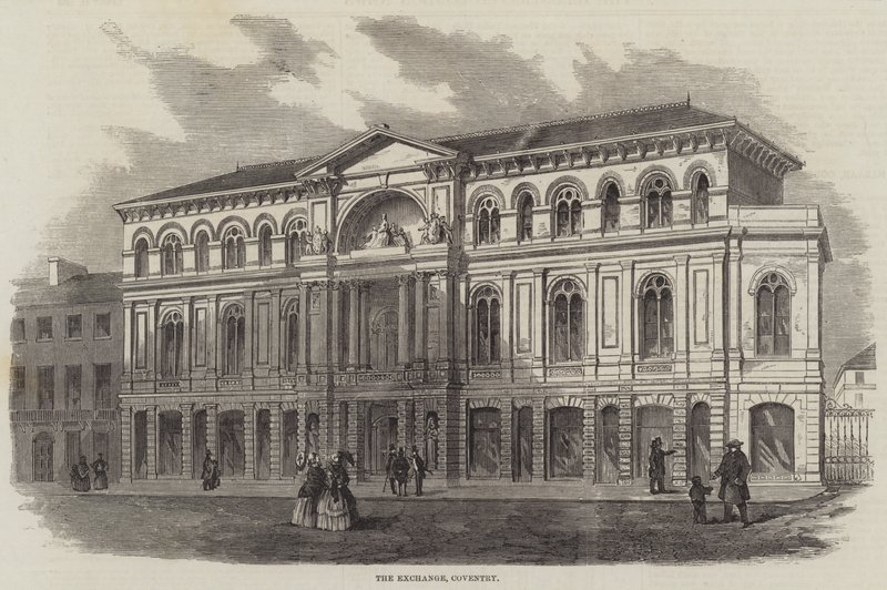 Die Börse in Coventry von English School