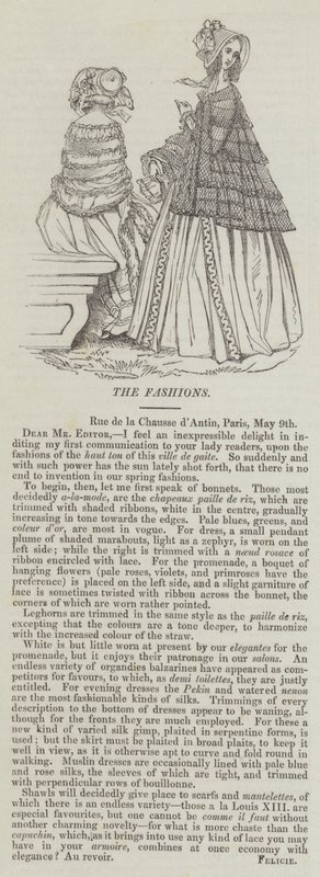 Die Moden (Gravur) von English School