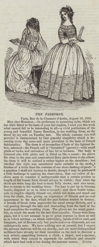 Die Moden (Gravur) von English School
