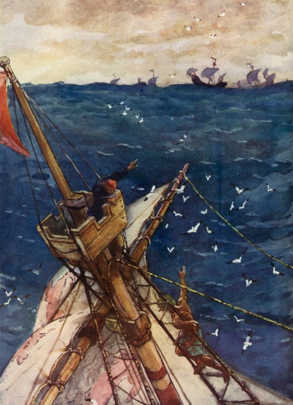 Die Flämische Flotte gesichtet von English School