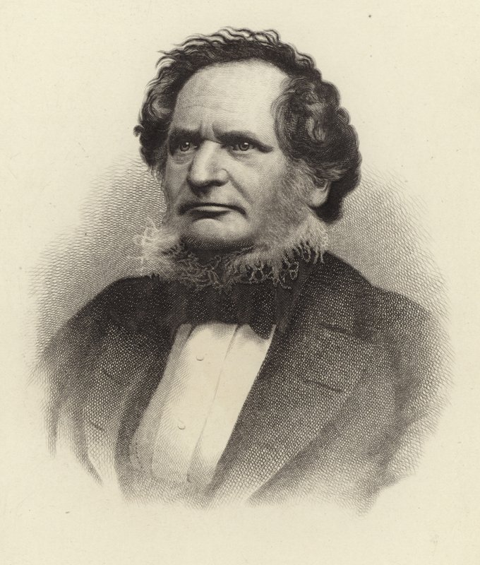 Der vierzehnte Earl of Derby, Edward Smith-Stanley von English School