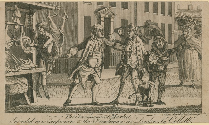 Der Franzose auf dem Markt von English School