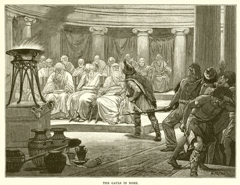 Die Gallier in Rom von English School