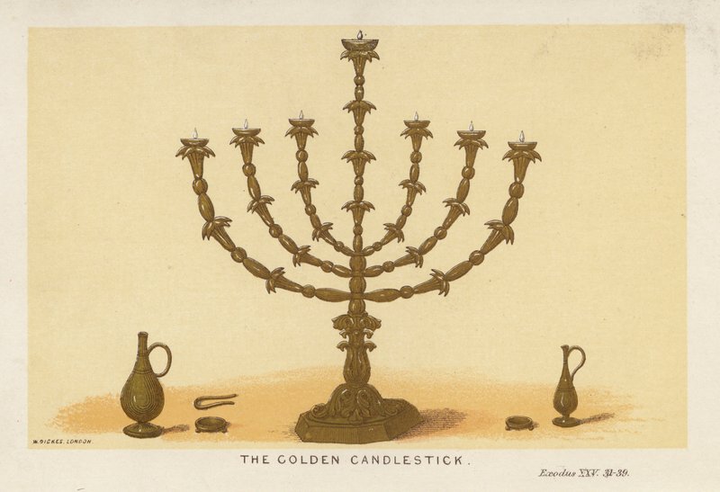 Der goldene Leuchter von English School