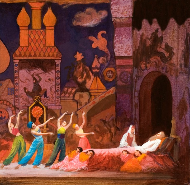 Der goldene Hahn von Rimsky Korsakov von English School