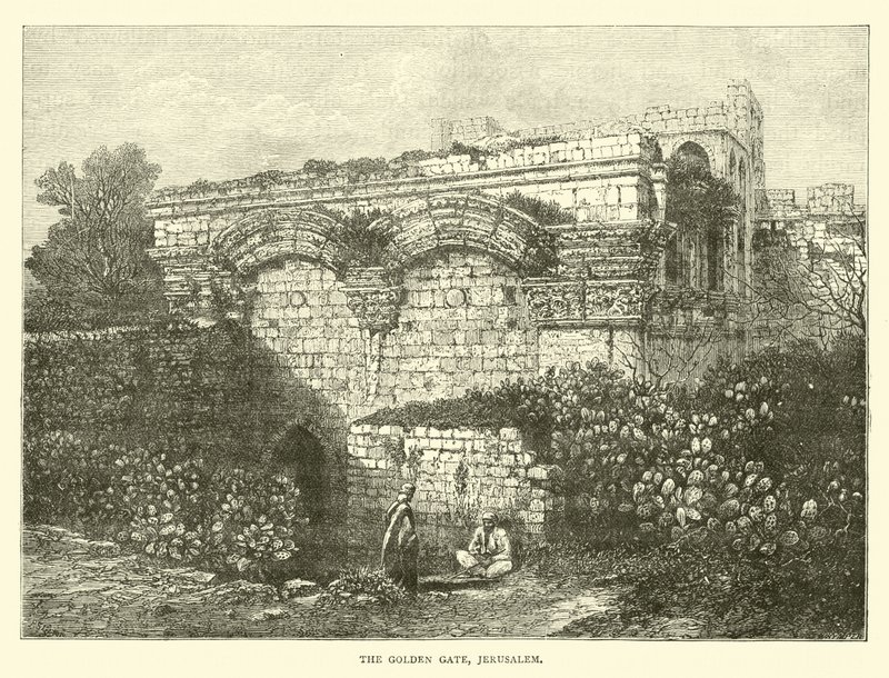 Das Goldene Tor, Jerusalem von English School