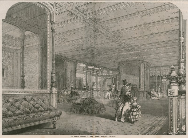 Der Große Salon der Great Eastern von English School