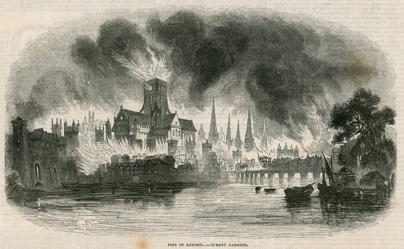 Das Große Feuer von London von English School