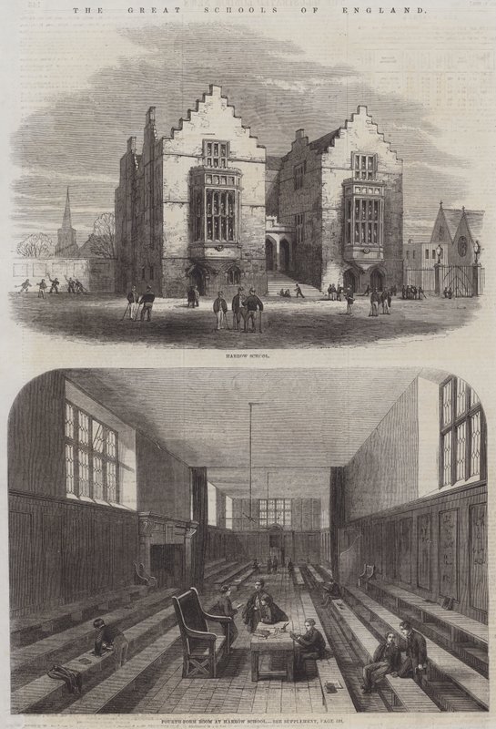 Die großen Schulen Englands (Stich) von English School