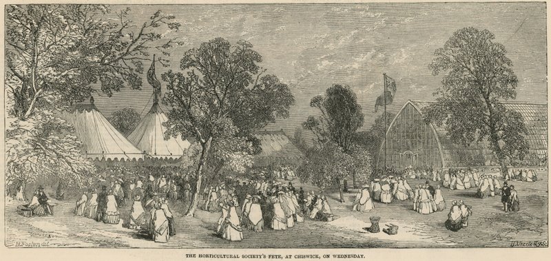 Das Fest der Gartenbaugesellschaft in Chiswick von English School