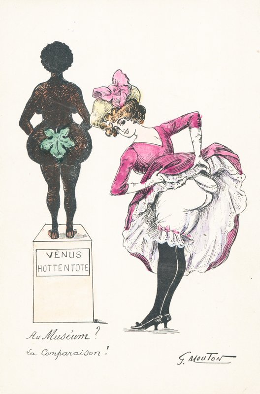 Die Hottentotten-Venus von English School