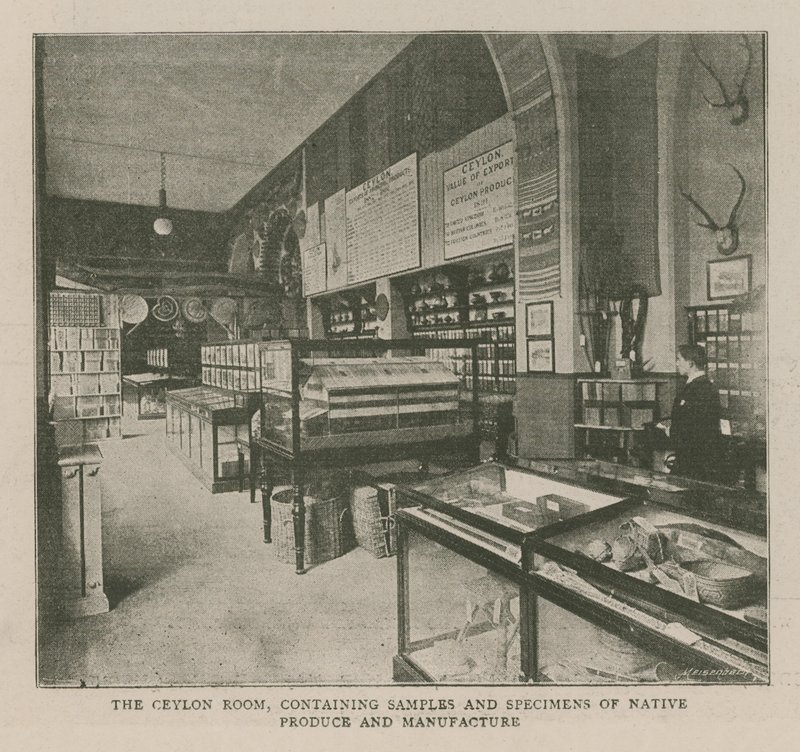 Das Imperial Institute: Der Ceylon-Raum von English School