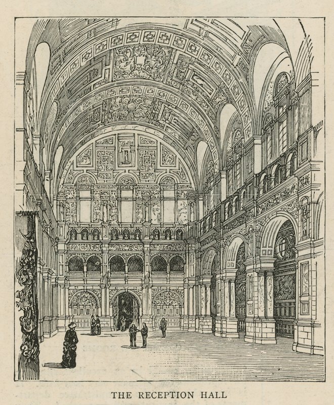 Das Imperial Institute: Die Empfangshalle von English School
