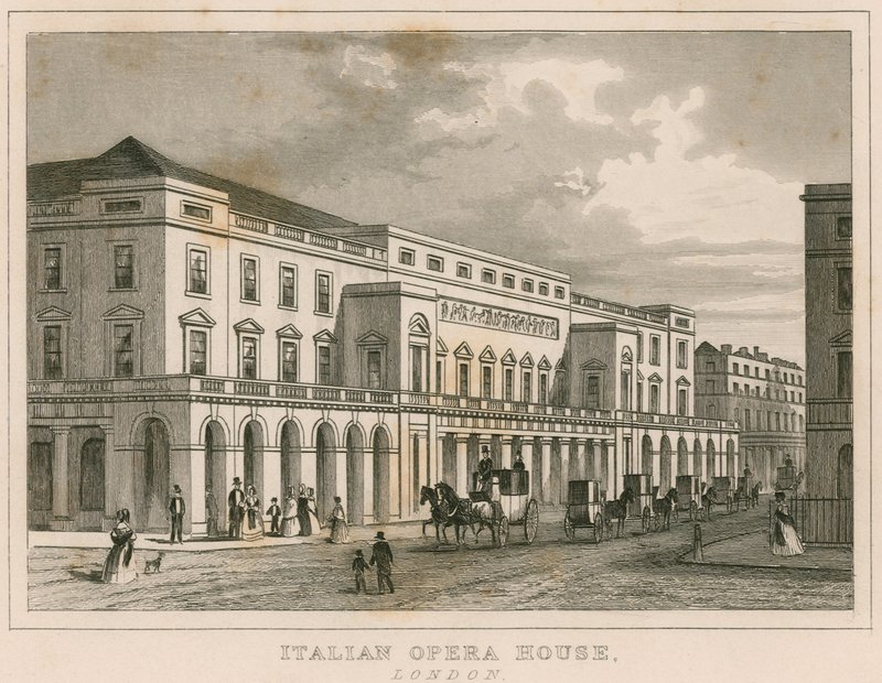 Das Italienische Opernhaus, London von English School