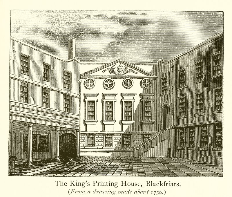 The Kings Printing House, Blackfriars von English School