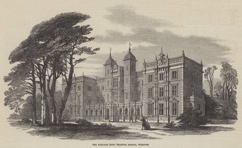 Die Kneller Hall Training School in Whitton (Stich) von English School