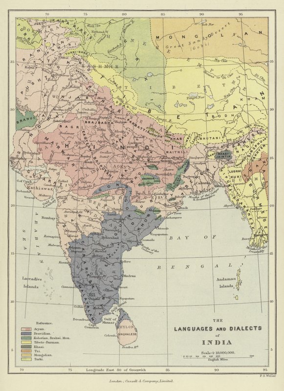 Die Sprachen und Dialekte Indiens von English School