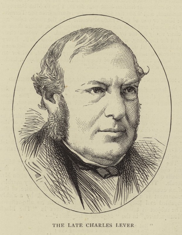 Der verstorbene Charles Lever (Stich) von English School
