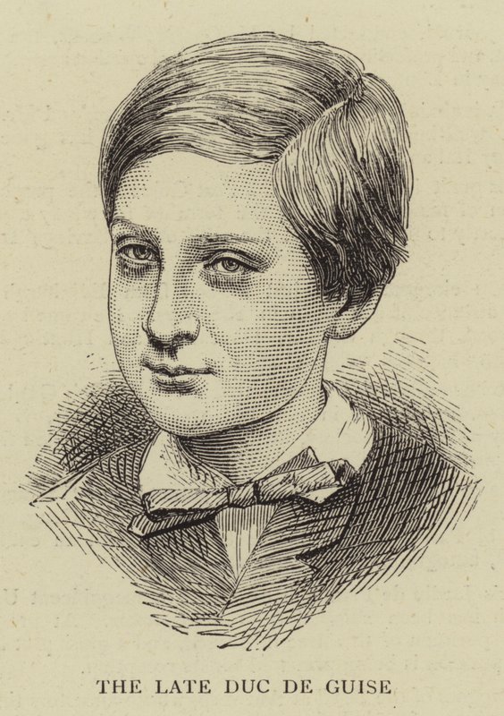 Der verstorbene Herzog von Guise (Stich) von English School