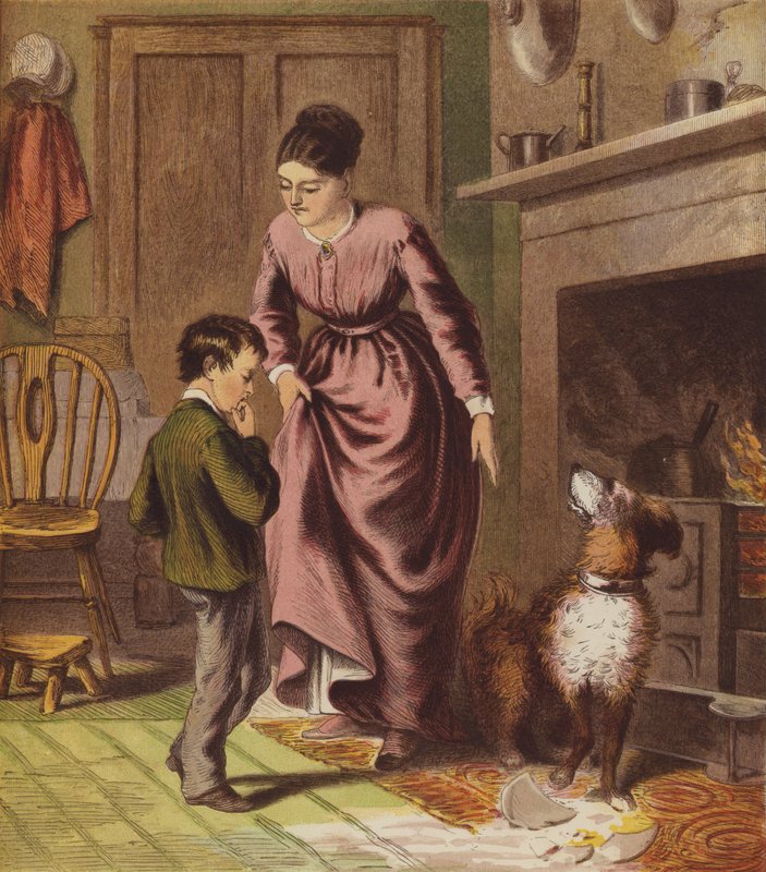 Der kleine Hund Trusty von English School