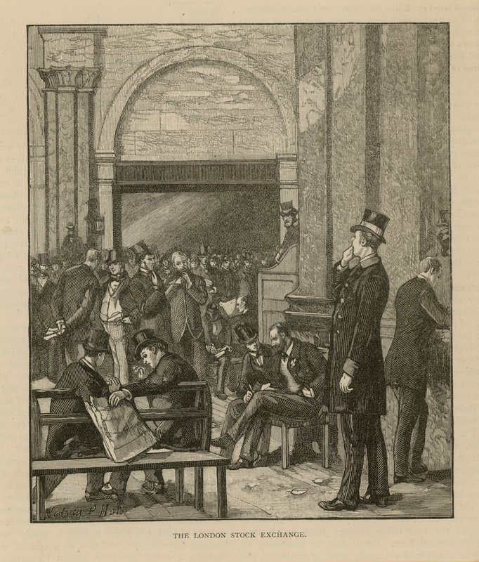 Die Londoner Börse von English School