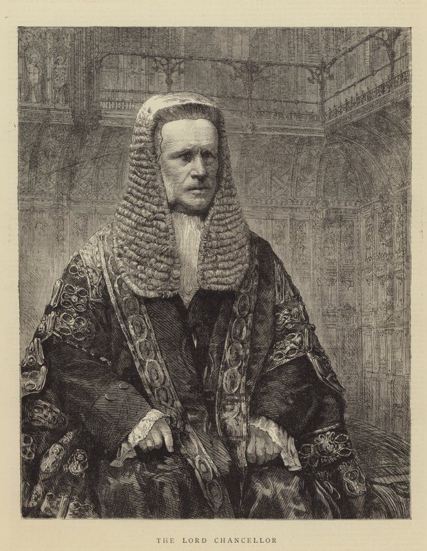 Der Lordkanzler (Gravur) von English School