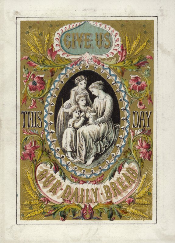 Das Vaterunser (Farblithografie) von English School