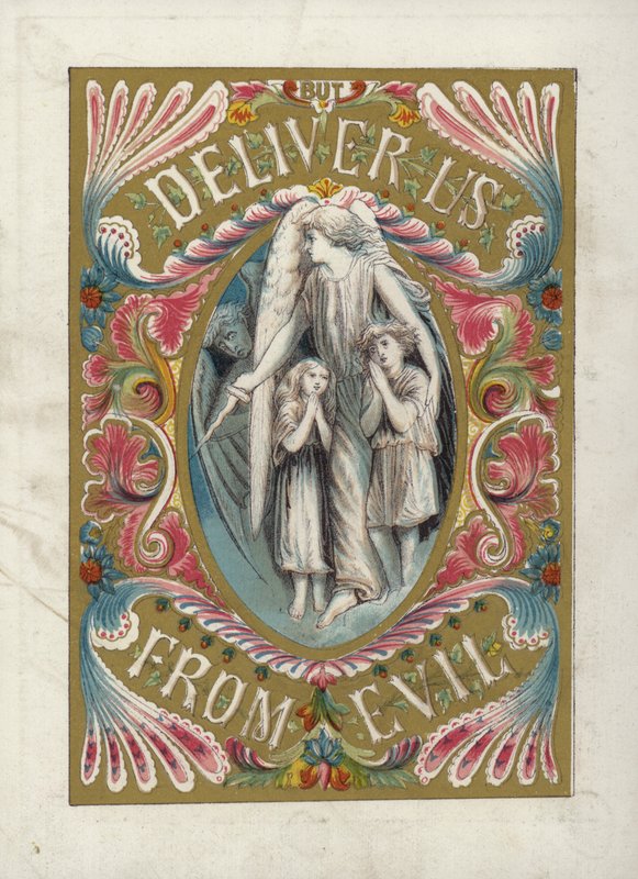 Das Vaterunser (Farblithografie) von English School