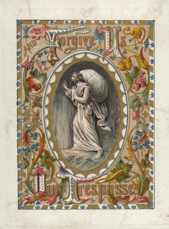 Das Vaterunser (Farblithografie) von English School