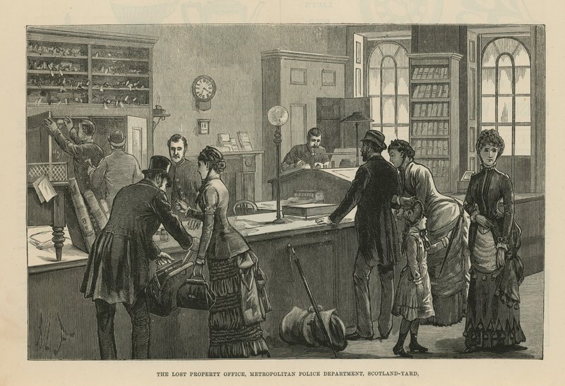 Das Fundbüro in Scotland Yard von English School