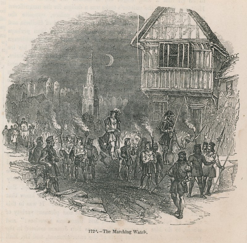 Die marschierende Wache von English School