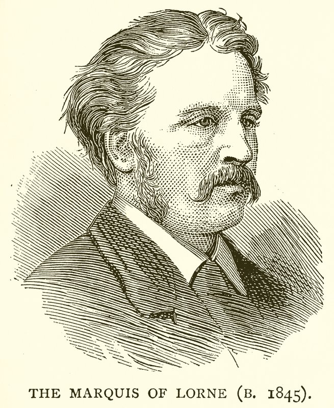 Der Marquis von Lorne (geb. 1845) von English School