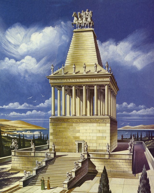 Das Mausoleum von Halikarnassos von English School