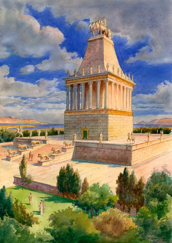 Das Mausoleum von Halikarnassos von English School