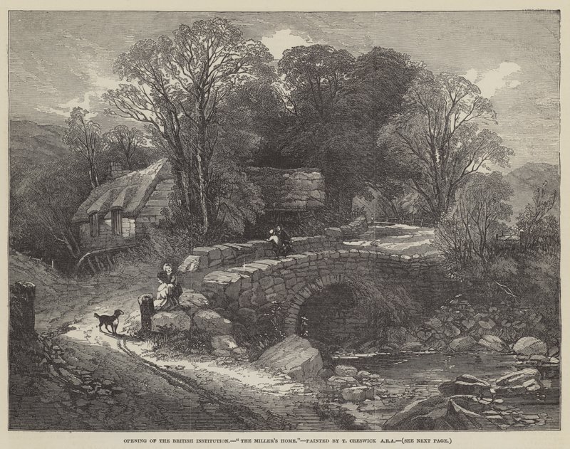 Das Haus des Müllers (Stich) von English School